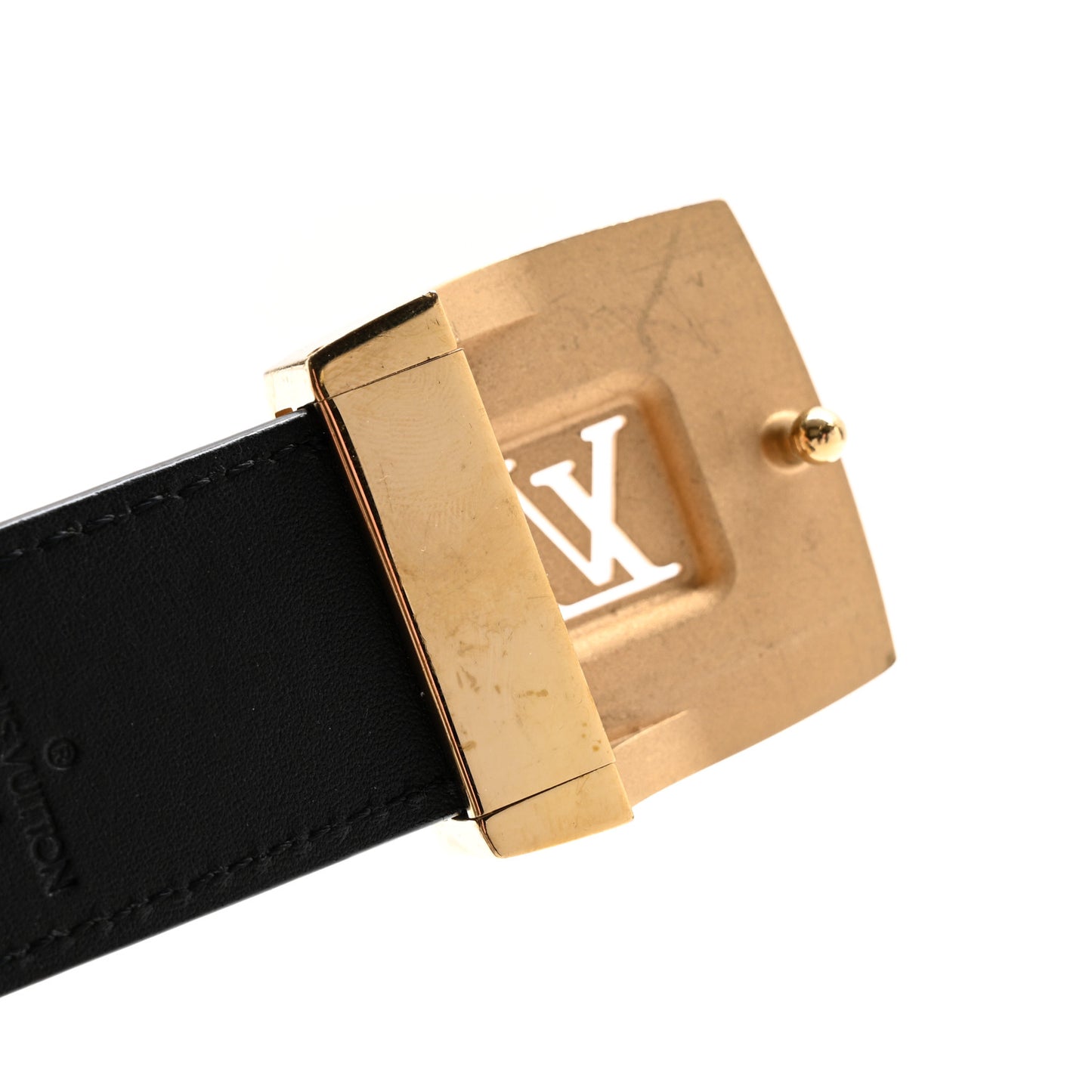 Monogram Multicolor LV Cut Reversible Belt 85 34 Black