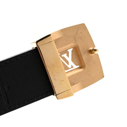 Louis Vuitton Monogram Multicolor LV Cut Reversible Belt 85 34 Black 6 of 7