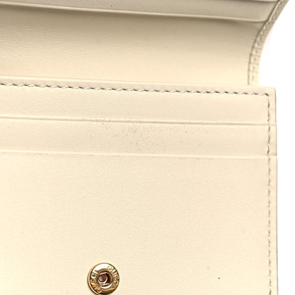 Gucci GG Supreme Monogram Les Pommes Card Case Wallet Beige Multicolor Mystic White 9 of 9