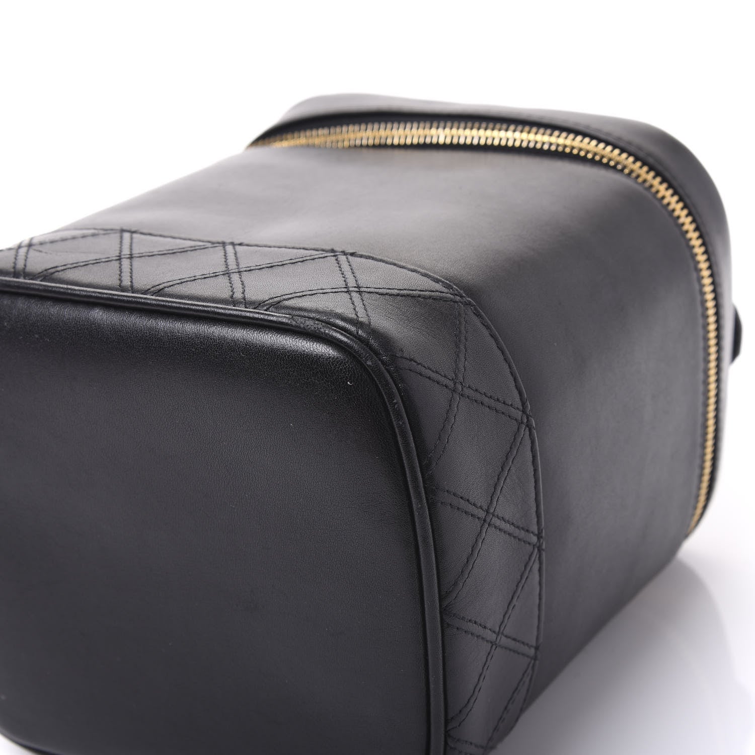 Chanel Lambskin Vanity Cosmetic Bag Black 10 of 12