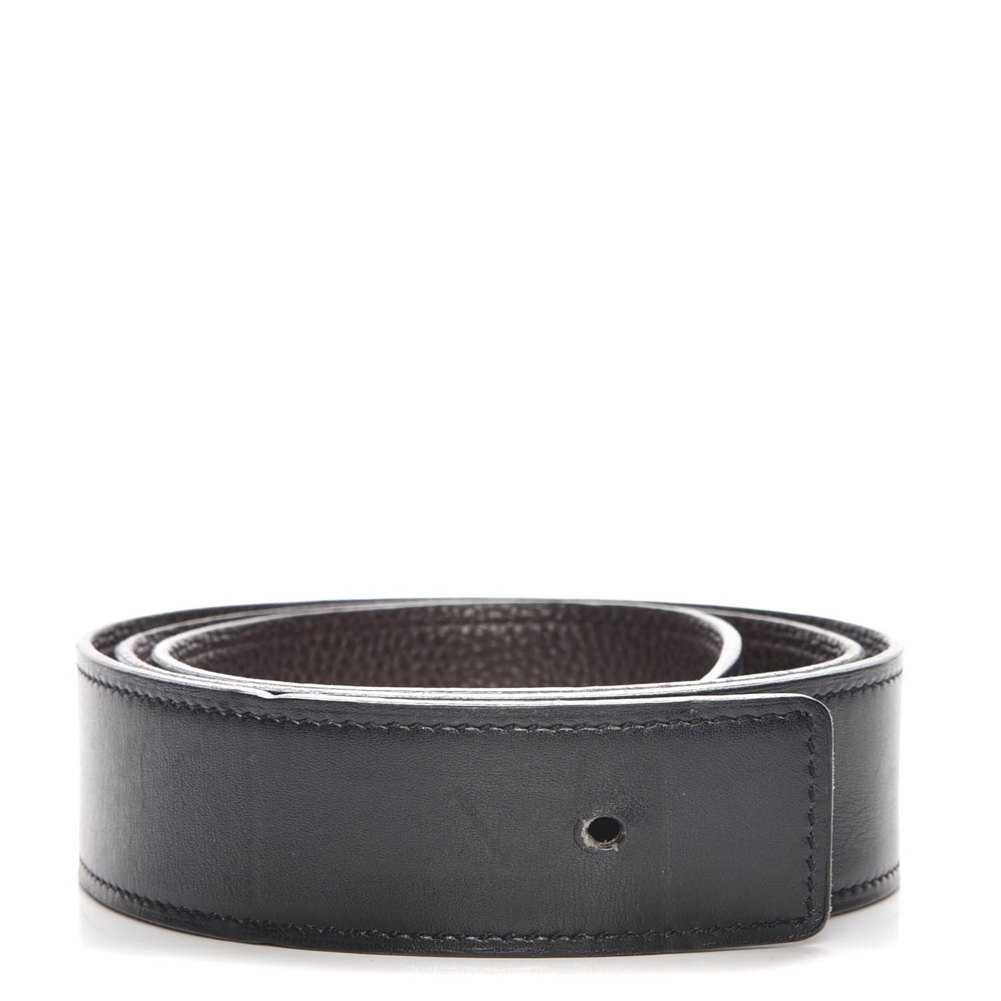 Box Togo 32mm Belt Strap 80 Black Chocolate