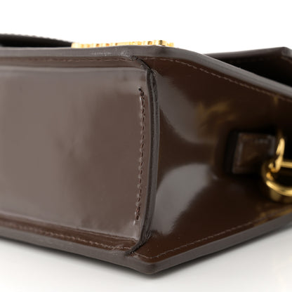 Jacquemus Glazed Calfskin Le Grand Bambino Midnight Brown 9 of 10