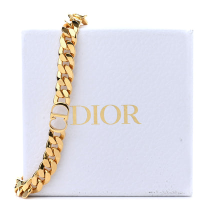 Christian Dior Metal CD Choker Necklace Gold 7 of 7