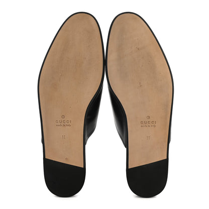 Gucci Calfskin Mens Horsebit Slippers 11 Black 6 of 11