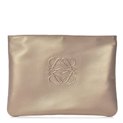 Loewe Metallic Lambskin Cosmetic Pouch Gold 1 of 9