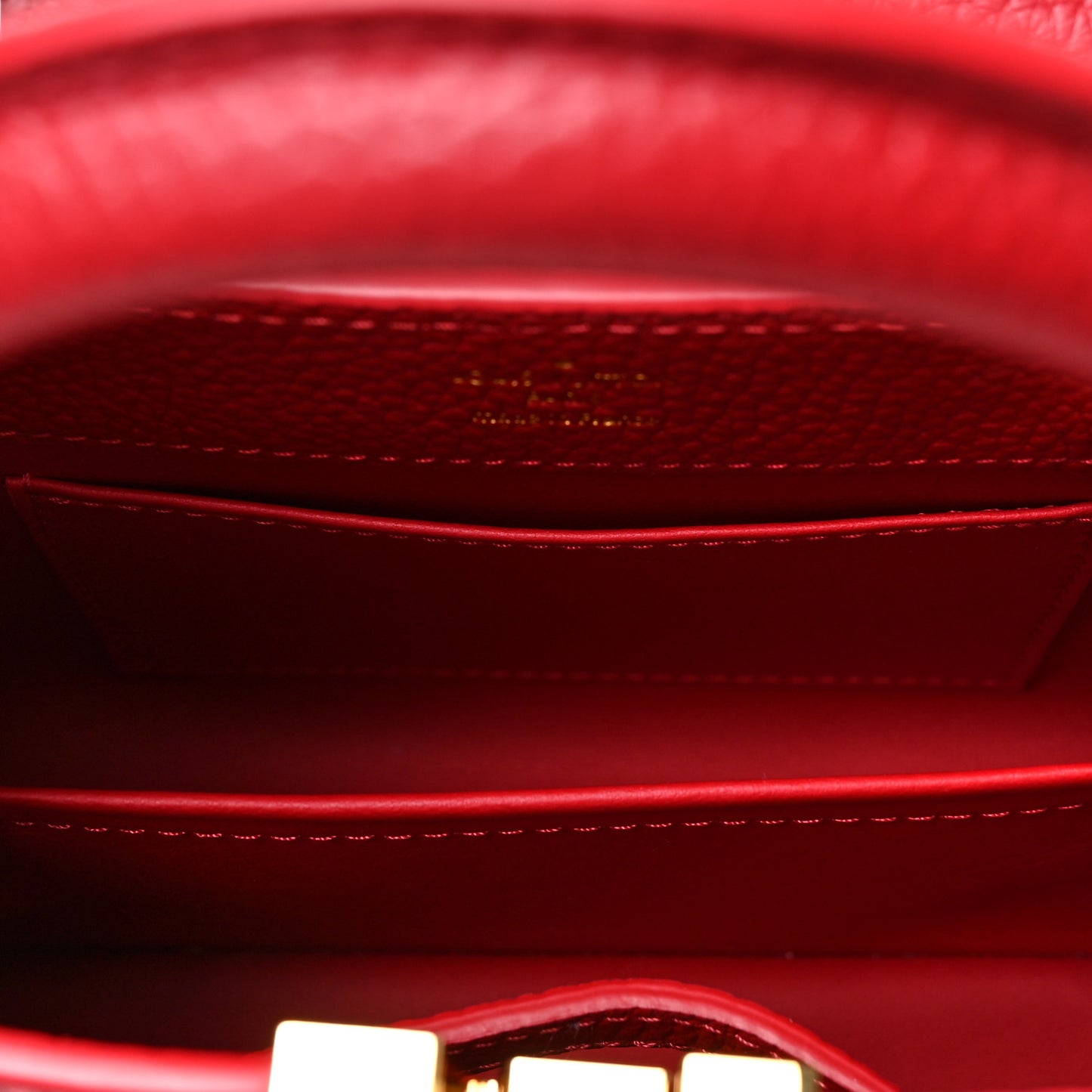 Taurillon Mini Capucines Scarlet