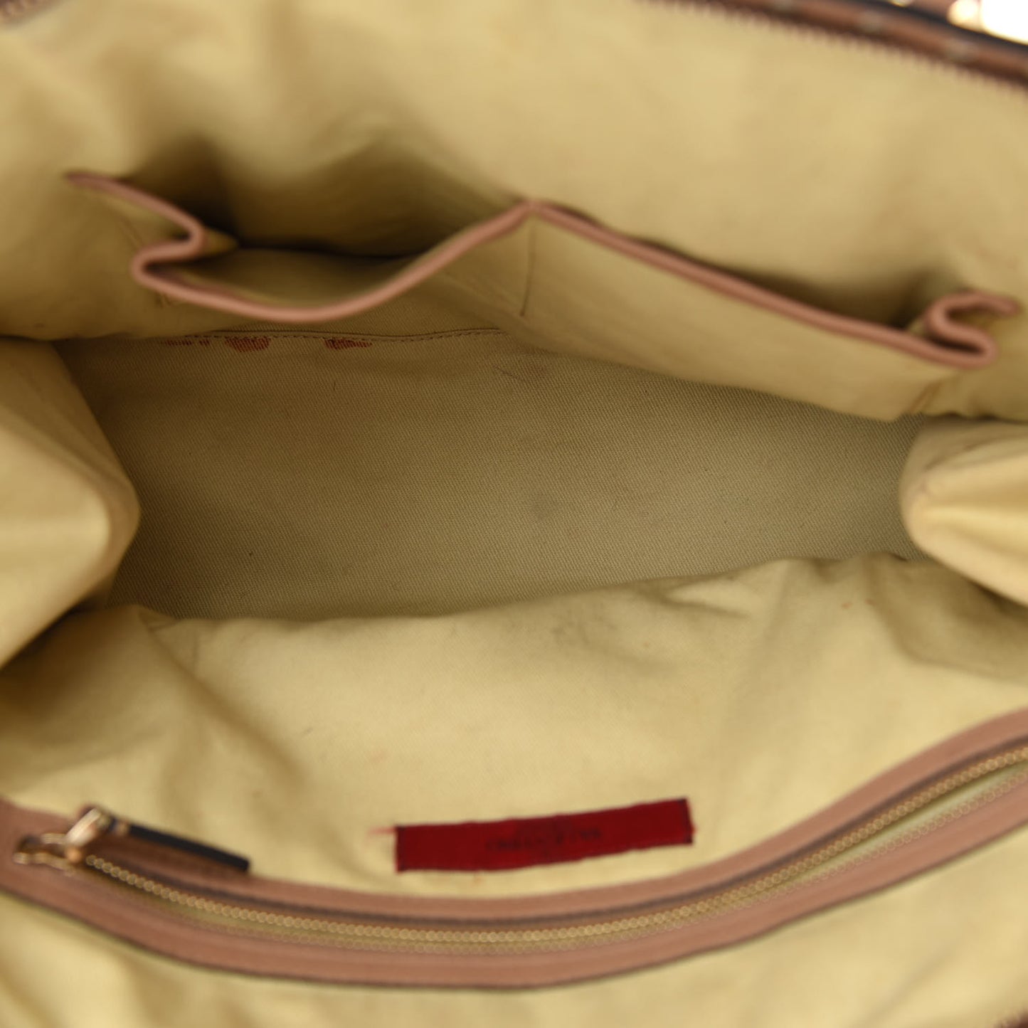 Vitello Rockstud All Over Dome Shopper Taupe