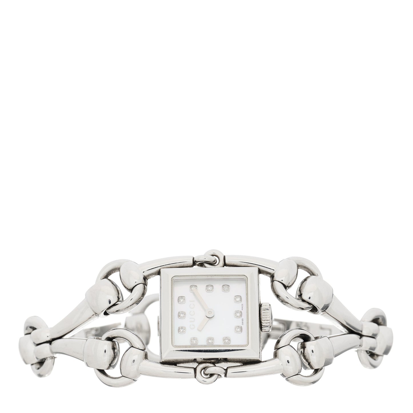 Stainless Steel Diamond Mother of Pearl 20mm Signoria Quartz Watch