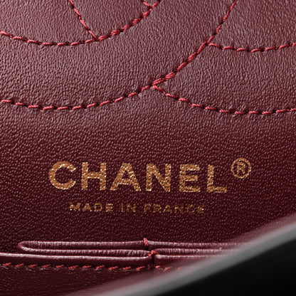 Chanel Aged Calfskin Lucky Charms 2.55 Reissue 225 Flap Black 6 of 11