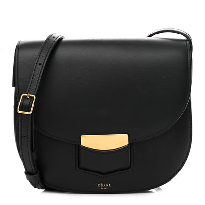 Celine Palmelato Calfskin Small Trotteur Black 1 of 9