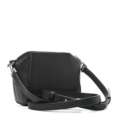 Givenchy Sugar Goatskin Nano Antigona Black 3 of 9