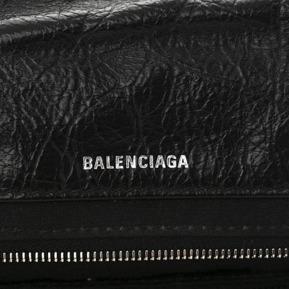 Balenciaga Arena Calfskin Mini Monaco Chain Shoulder Bag Black 6 of 10