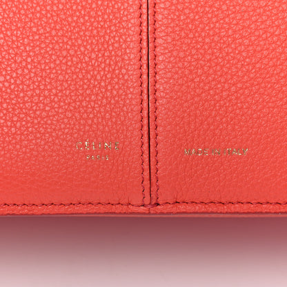 Celine Baby Grained Calfskin Small Tri-Fold Bag Orange 6 of 10