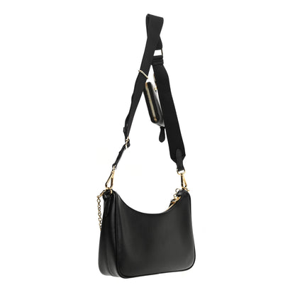 Prada Saffiano Lux Re-Edition 2005 Shoulder Bag Black 3 of 10