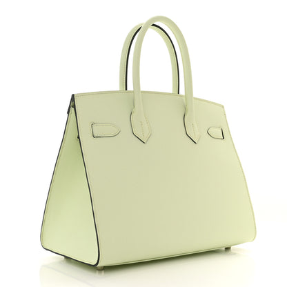 Hermes Epsom Sellier Birkin 30 Vert Fizz 3 of 11