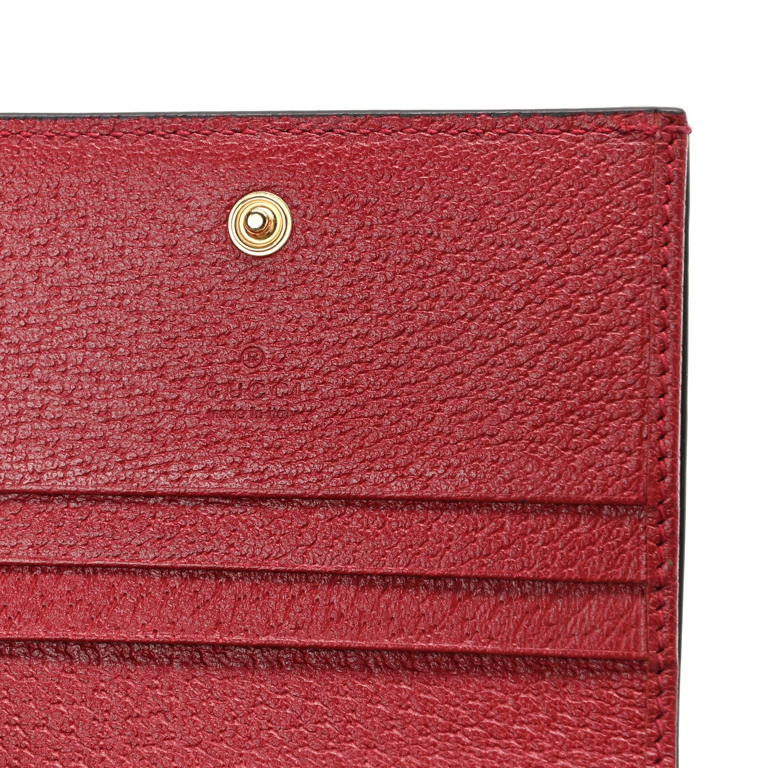 Gucci GG Supreme Monogram Flora Web Ophidia Card Case Red 5 of 7