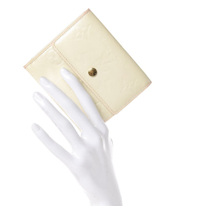 Louis Vuitton Vernis Elise Wallet Perle 2 of 12