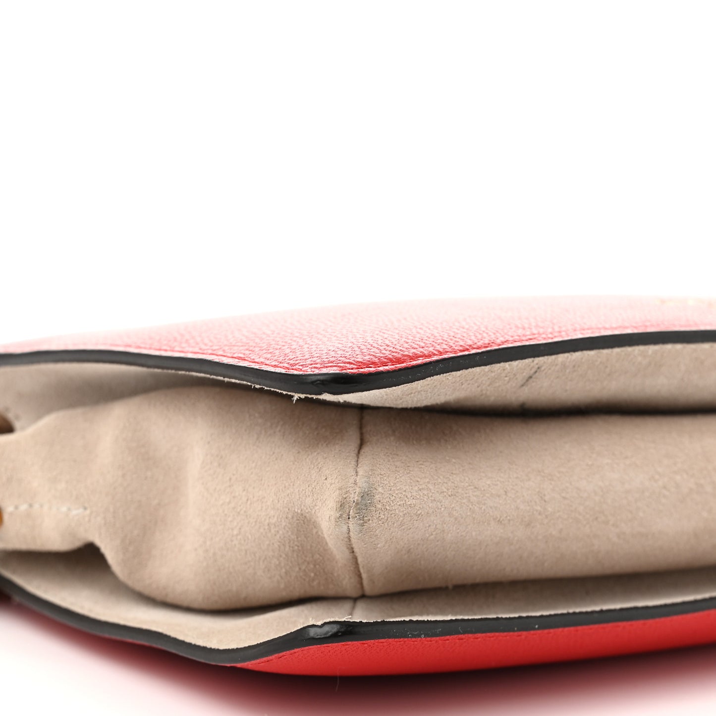Goatskin Suede Cross 3 Crossbody Bag Red