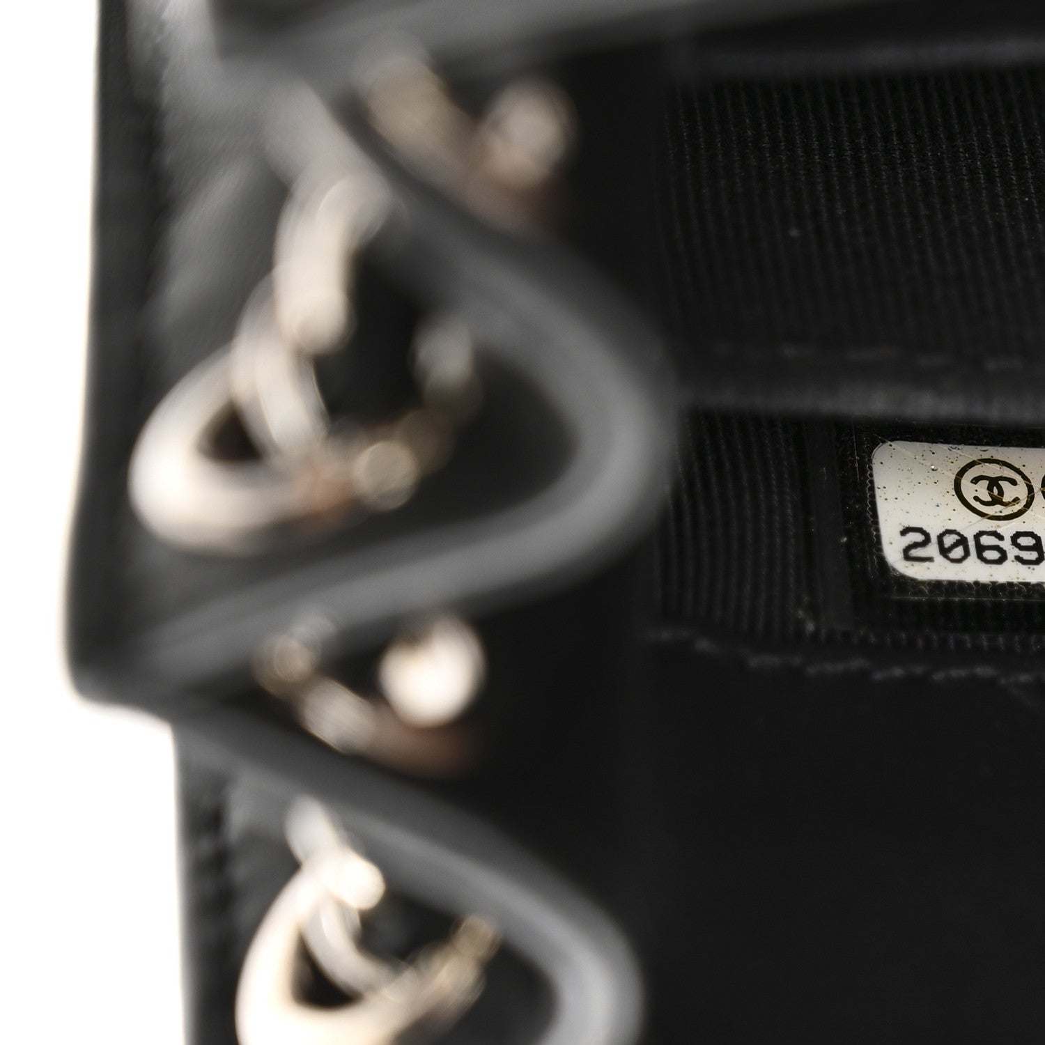 Chanel Patent CC Phone Holder Crossbody Black 7 of 10