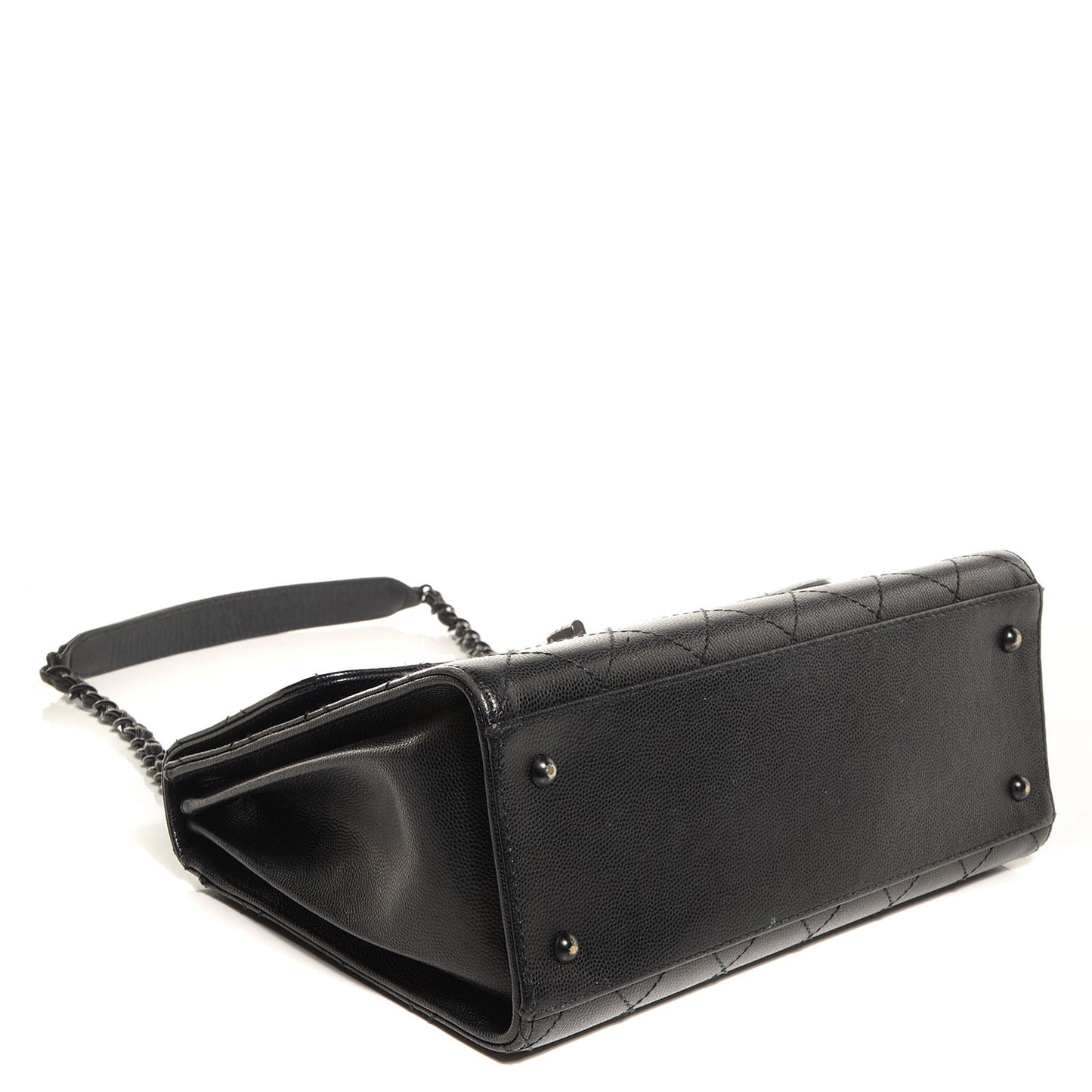 Caviar Mademoiselle Flap Bag Black