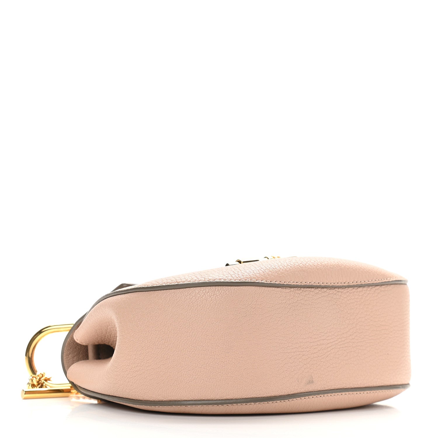 Chloe Grained Lambskin Mini Drew Shoulder Bag Cement Pink 4 of 8