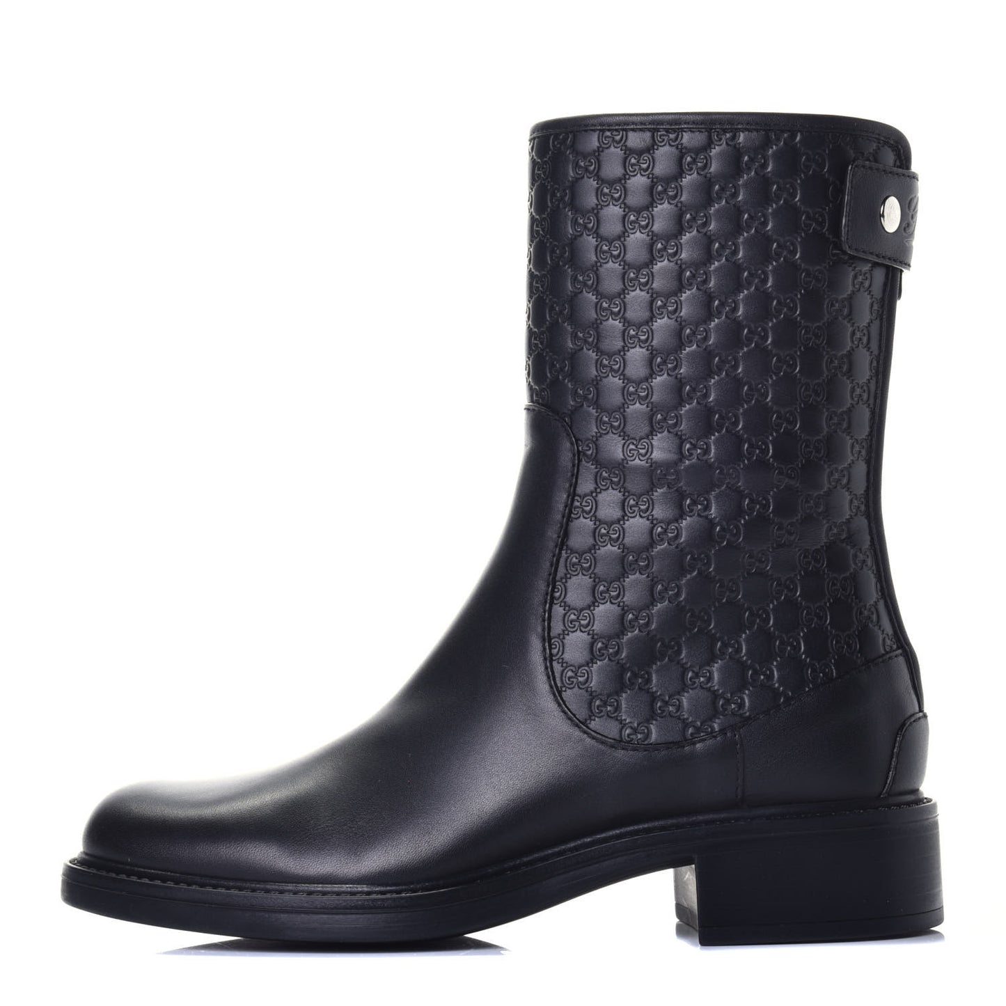 Soft Microguccissima Zip Boots 35.5 Black