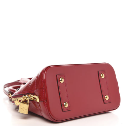 Louis Vuitton Vernis Alma BB Cherry 4 of 8