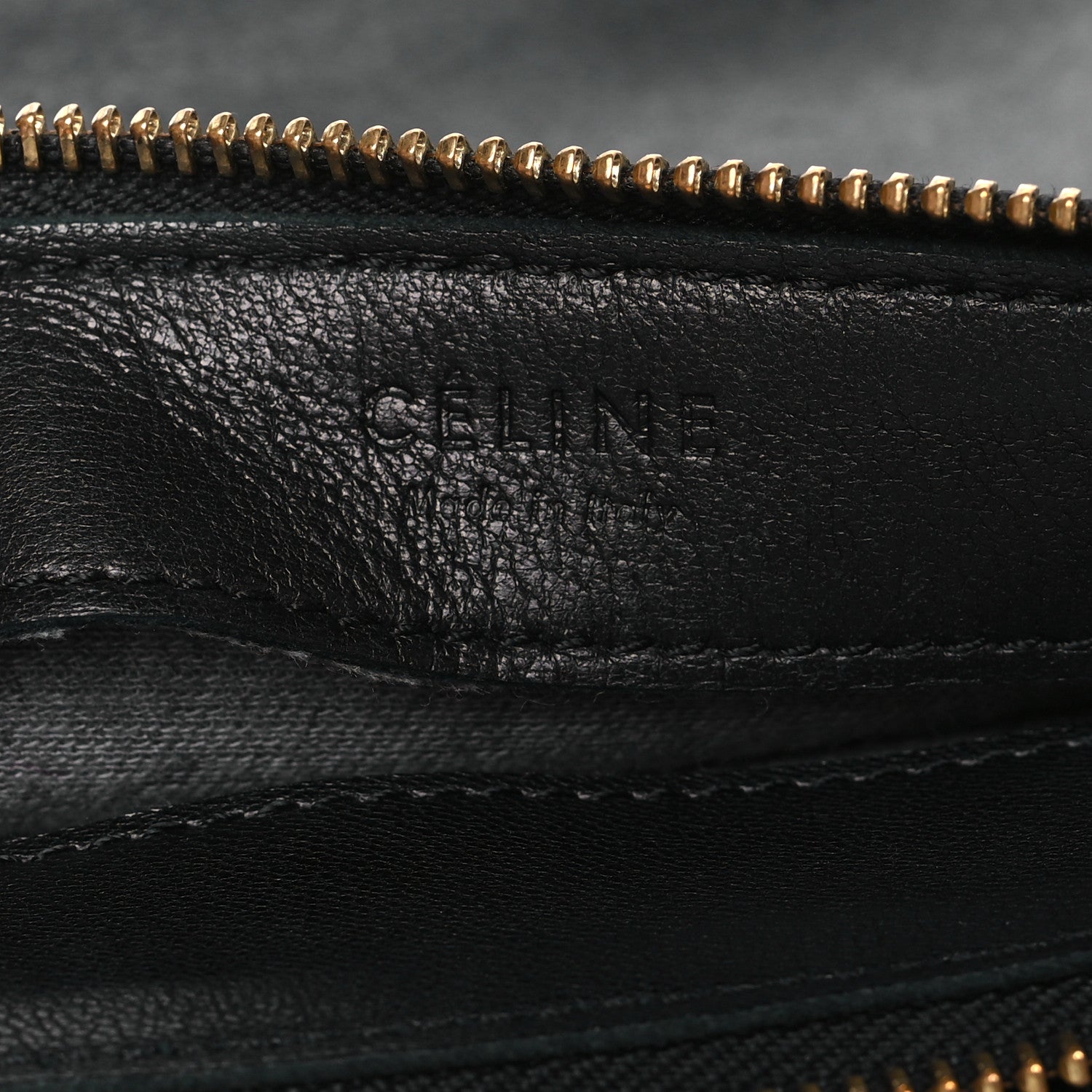 Celine Lambskin Small Trio Crossbody Bag Black 8 of 12