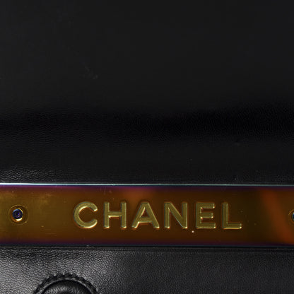 Chanel Lambskin LED Iridescent Metal Medium Boy Flap Black Multicolor 9 of 14