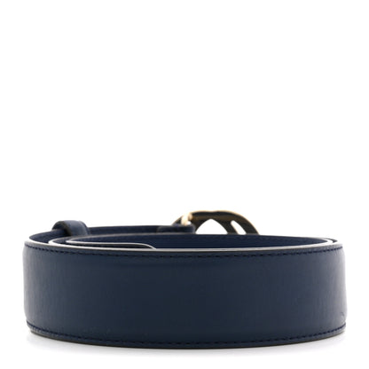 Gucci Moon Calfskin Interlocking G 37mm Belt 85 34 Cobalt Blue 2 of 6