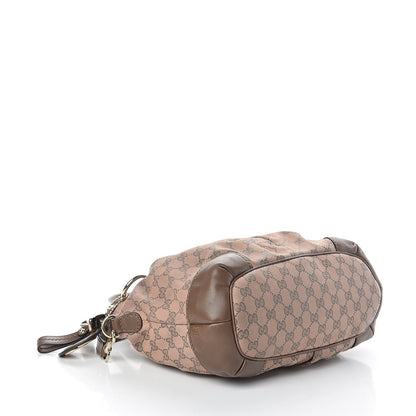 Gucci Monogram Medium Sukey Top Handle Bag Beige Brown 4 of 9