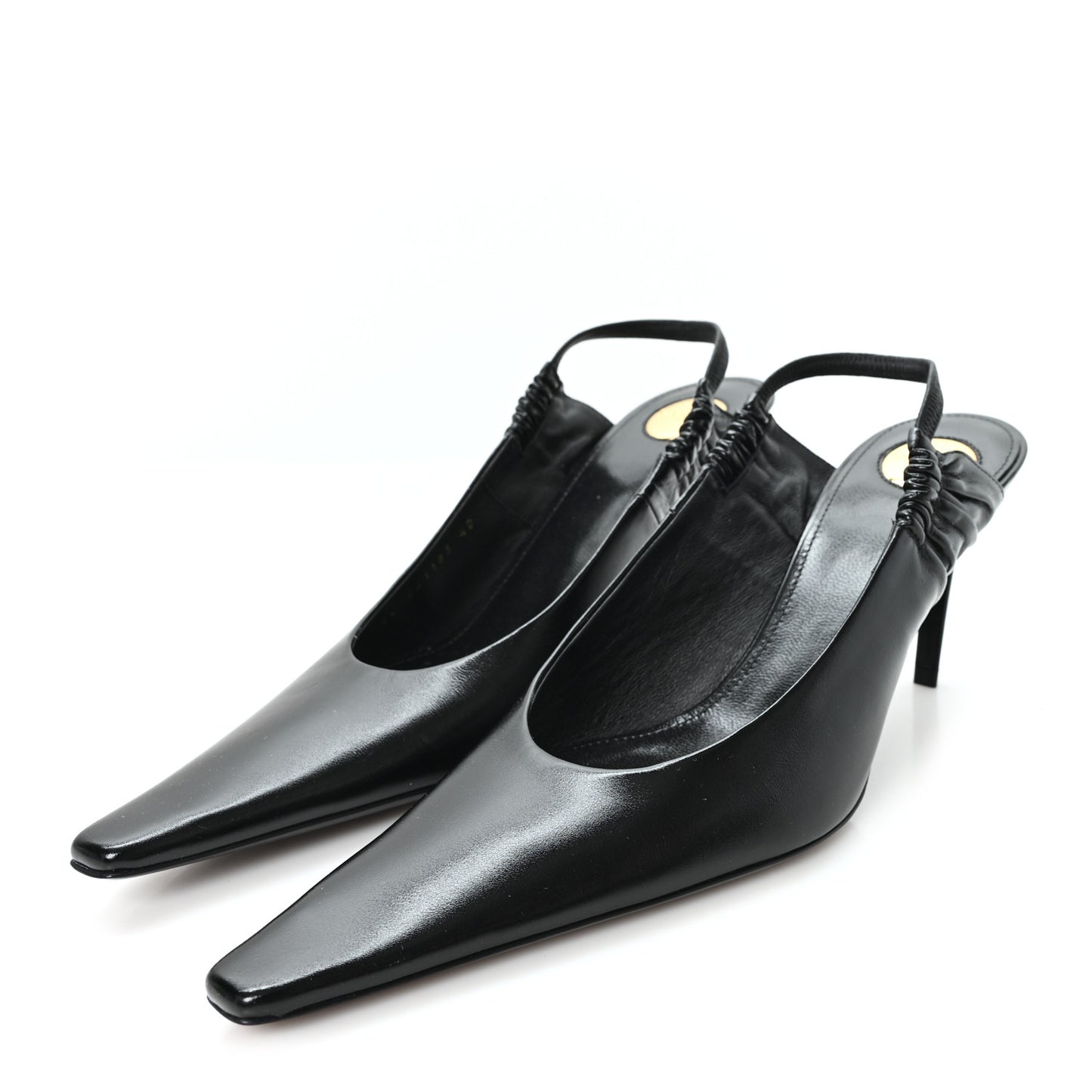 Lambskin Anne-Marie 75 Slingback Pumps 40  40 Black