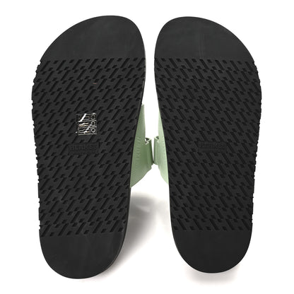 Hermes Epsom Womens Chypre Sandals 36.5 Vert Jade 6 of 10