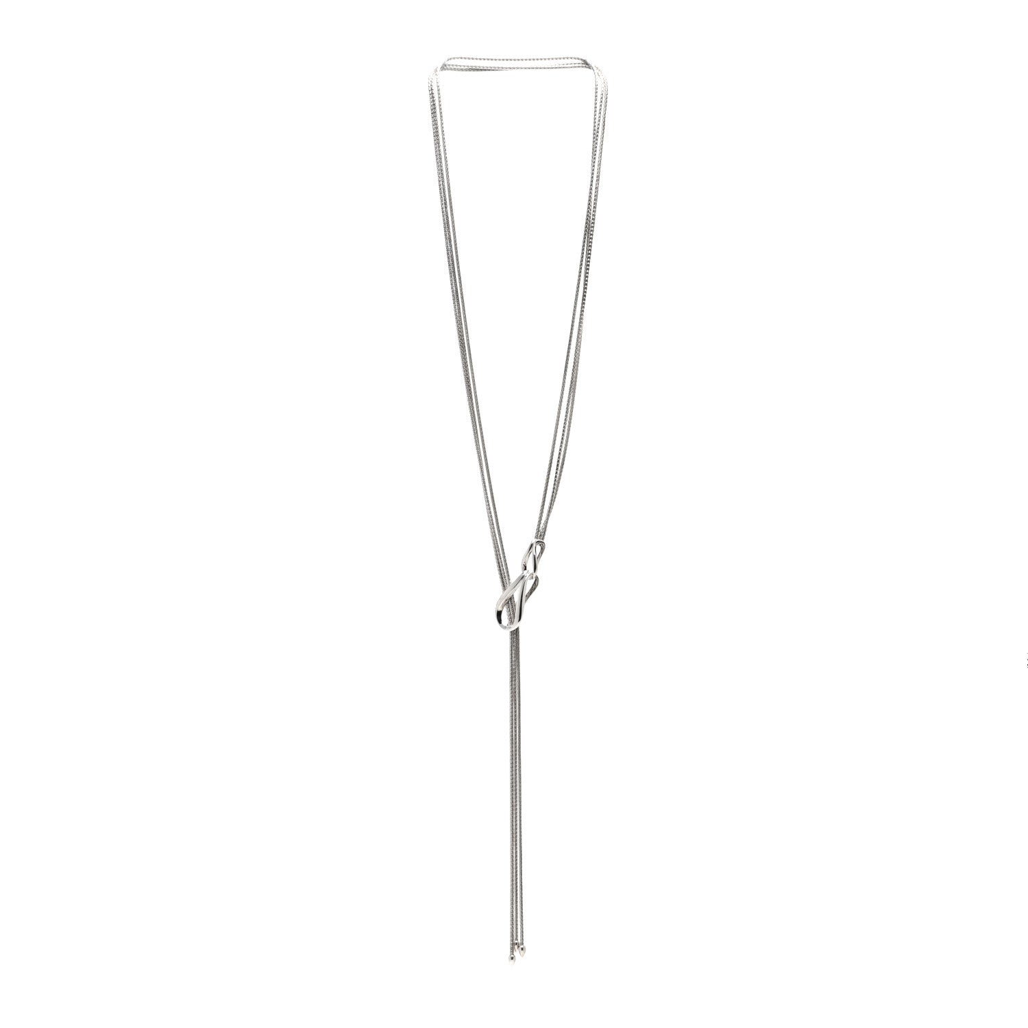 John Hardy Sterling Silver Asli Classic Chain Link Lariat Necklace 3 of 4