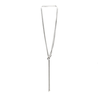 John Hardy Sterling Silver Asli Classic Chain Link Lariat Necklace 3 of 4