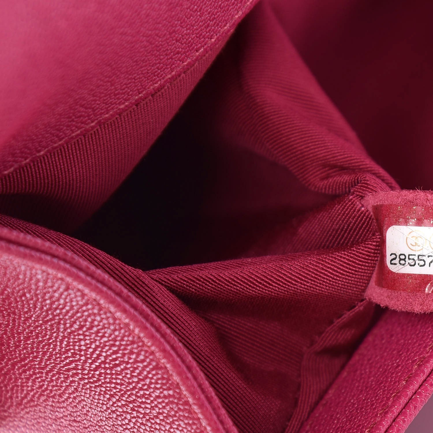 Chanel Caviar Quilted Medium Boy Flap Fuchsia 7 of 10