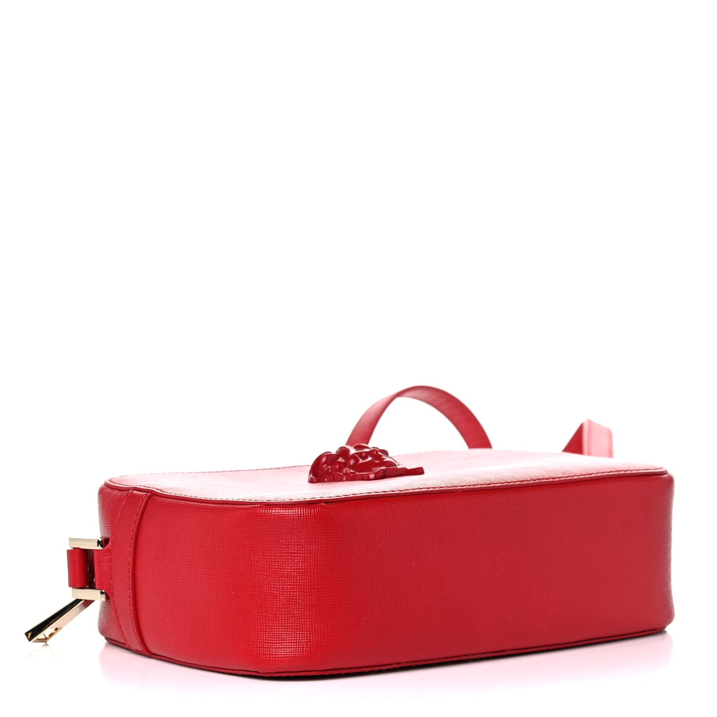 Grained Calfskin Palazzo Camera Bag Red
