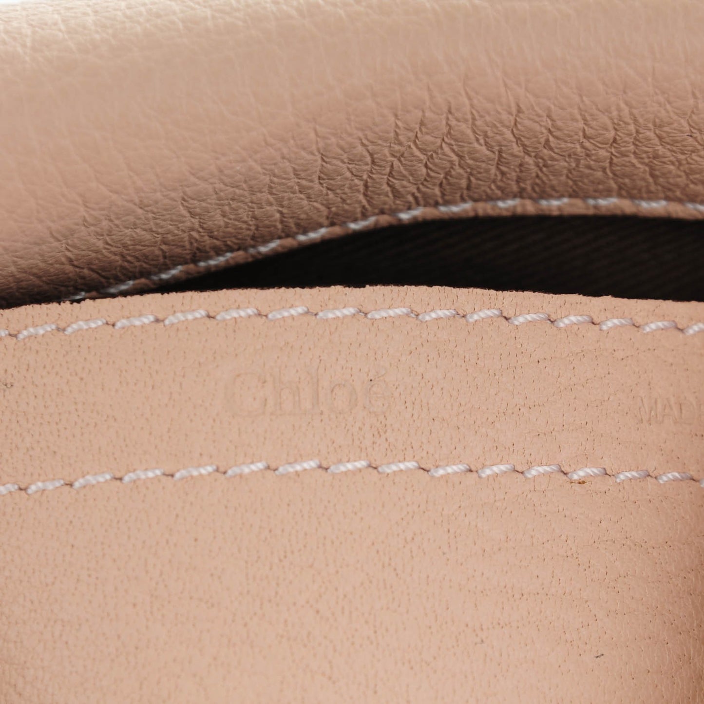 Calfskin Mini Marcie Round Crossbody Bag Blush Nude