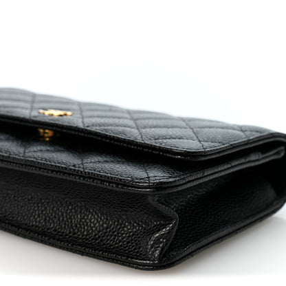 Chanel Caviar Quilted Wallet on Chain WOC Black 11 of 11