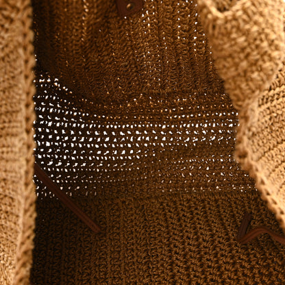 Saint Laurent Raffia Le 5 A 7 Bea Tote 6 of 11