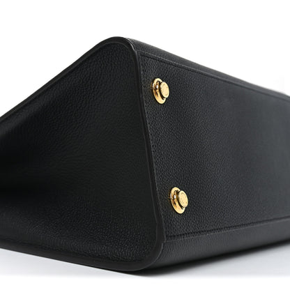 Louis Vuitton Taurillon City Steamer MM Black 8 of 9