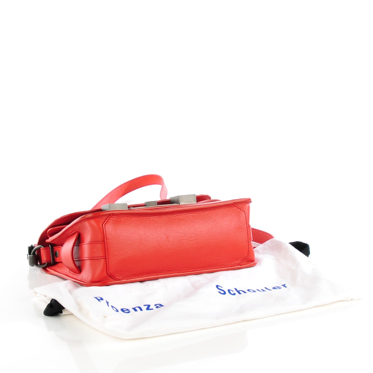 Proenza Schouler Calfskin Mini PS11 Classic Shoulder Bag Fire Red 5 of 10