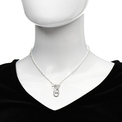 Hermes Sterling Silver Amulette Chaine d'Ancre Necklace 2 of 5
