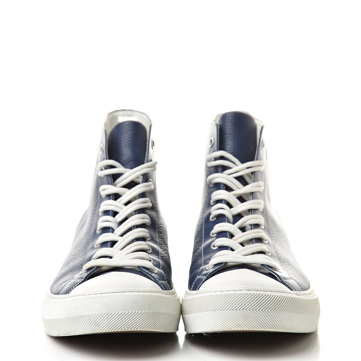 Calfskin Tattoo Sneaker Boots 8 Blue