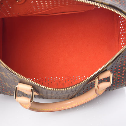Louis Vuitton Monogram Perforated Speedy 30 Orange 7 of 9