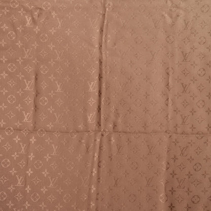 Louis Vuitton Silk Wool Monogram Sunrise Shawl Beige 1 of 8