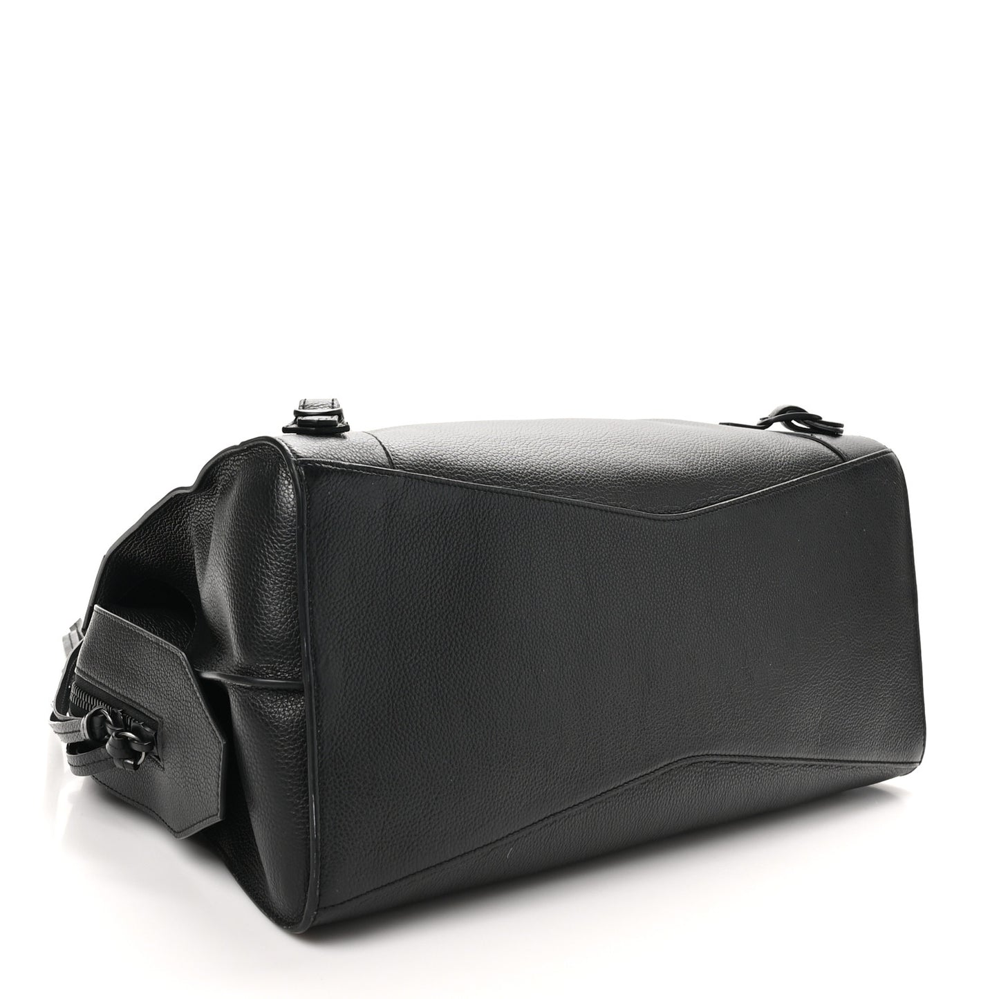 Grained Calfskin Neo Classic Black Hardware Medium City Black
