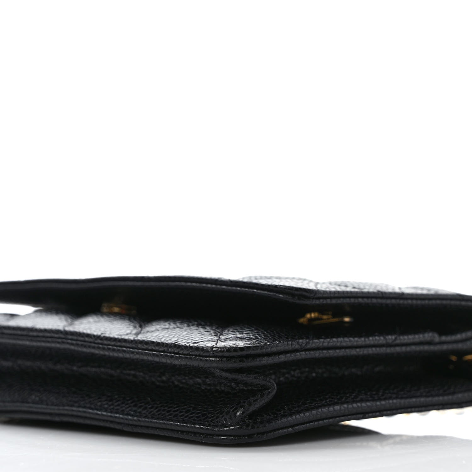 Chanel Caviar Quilted Wallet On Chain WOC Black 9 of 10