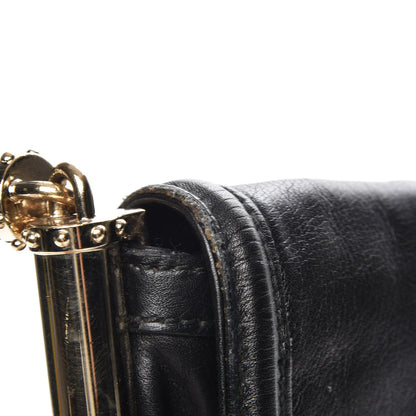 Gucci Calfskin Medium Britt Tassel Shoulder Bag Black 8 of 9
