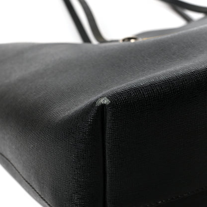 Fendi Vitello Elite Cuoio Monster Buggies Medium Roll Tote Black Multicolor Blue Cobalto 9 of 17